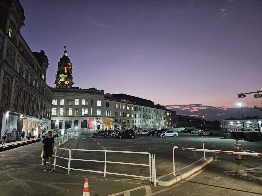 Imagem da vista externa do complexo Julio Prestes